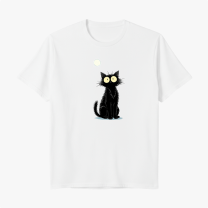 Camiseta Premium - Gato Preto
